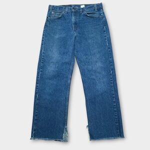 Vintage 1995 Levis 505 Size 32 x 32 *Fits 30 x 26* Orange Tab Denim Jeans Ankle